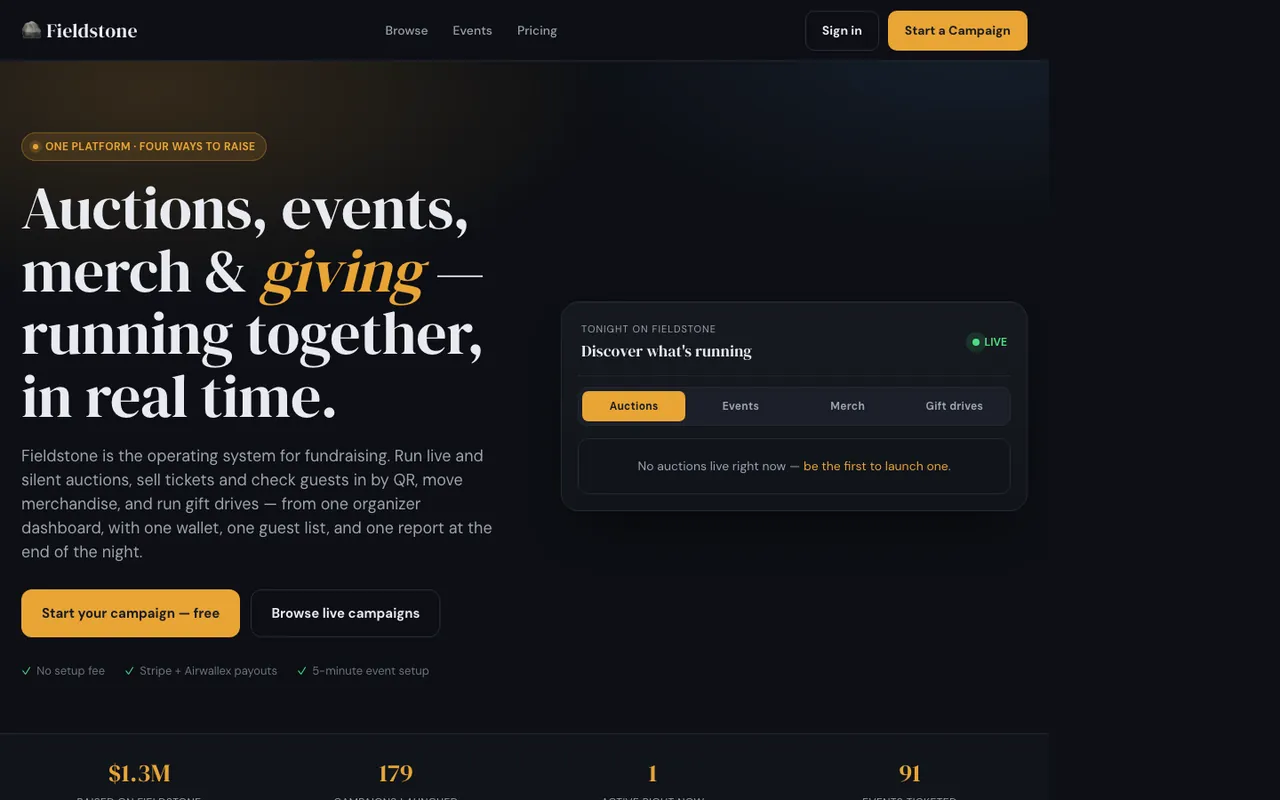 Fieldstone home page