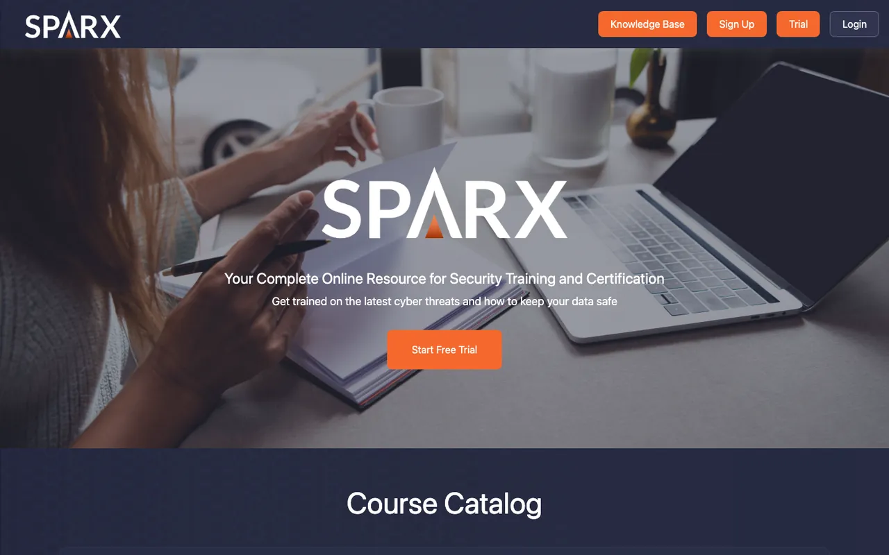 Sparx home page